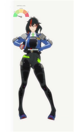 ZHU YUAN 🚓 - LOW CORTISOL MEME DANCE【ゼンレスゾーンゼロ:ZZZ MMD／4K／60FPS】 #zzz #shorts #zhuyuan