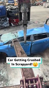 635K views · 282 reactions | I Watched My Car Get Crushed At A Scrapyard!   | Craft Factory | Facebook