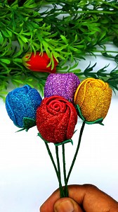 203K views · 3.3K reactions | Wow!! Wonderful Rose Flower Making Easy Tutorial at Home #handmade #decor #roses #flowers | Craftsome | Facebook