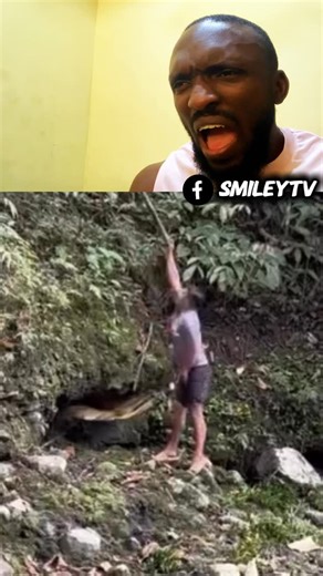 Smiley Reacts on Instagram: "That’s so unfortunate bro #python #lakeside #smileyreacts #reactionvideo #viral"