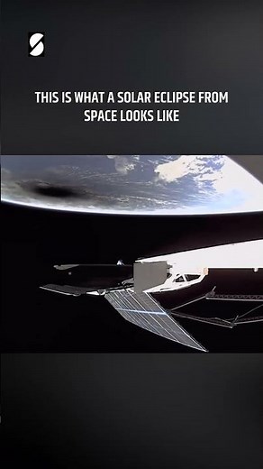Ever wondered how a solar eclipse looks from space? #shorts #space #starextreme