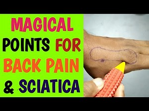 Acupressure Points For BACK PAIN RELIEF /SCIATICA /Sciatica LEG PAIN /Sciatica NERVE PAIN RELIEF