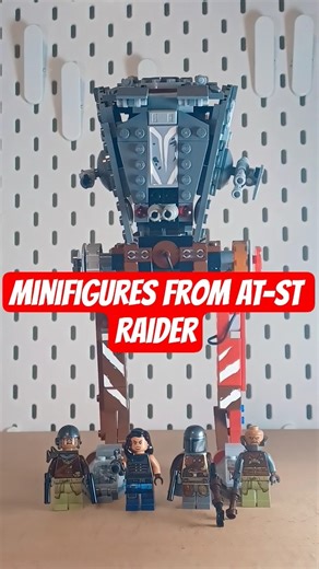 Minifigures from AT-ST Raider - Lego Star Wars Set 75267 #legostarwars #themandalorian