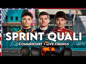 F1 Sprint Qualifying Watchalong | Miami GP 2025 | Formula 1 Live Timing & Commentary