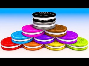 Teach Colors with Cookies for Kids and Children