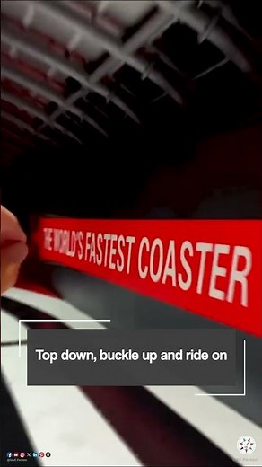 Experience the thrill of The World's Fastest Roller Coaster aboard Formula Rossa at Ferrari World™