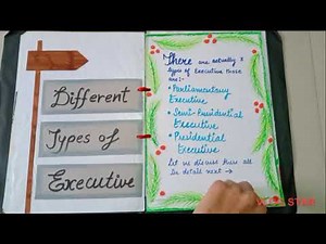 project file on executive#simple and easy class XI political science ❤️@mind artist