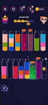 Get Color Level 661 Water Sort Puzzle Solution Walkthrough #watersortpuzzle #getcolor