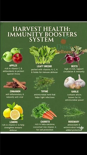 Harvest Health: Natural Immunity Boosters 🌱
