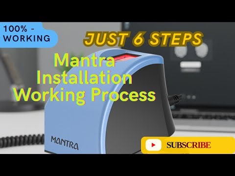 Mantra MFS110 L1 installation | Mantra Installation Process |100% Working MANTRA Instalation for PC