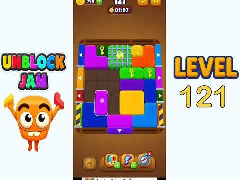 Unblock Jam Level 121 Walkthrough Solution