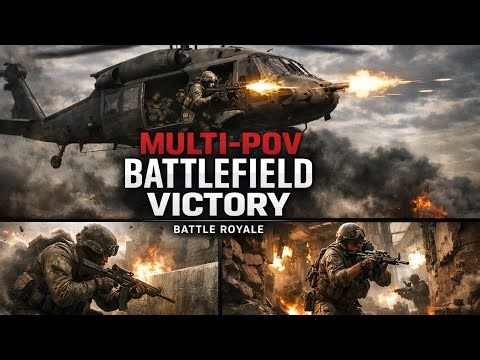 Multi-POV Victory | Chopper Chaos, Final Circle Control | Battlefield