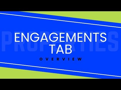 Client Properties: Engagements Tab - TPS Cloud Axis