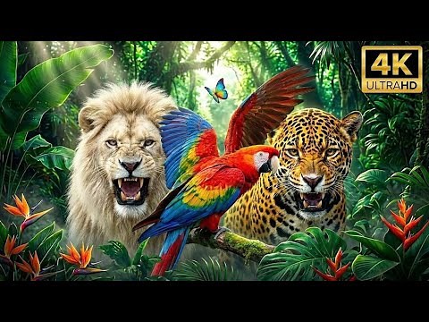 Most Colorful Birds on Earth – Incredible 4K Footage | Nature Sounds