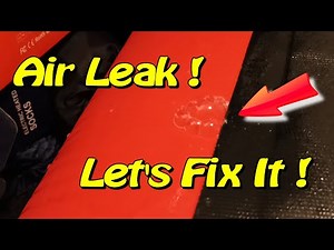 How to Repair a Leak/Puncture in an Inflatable Packraft/Kayak