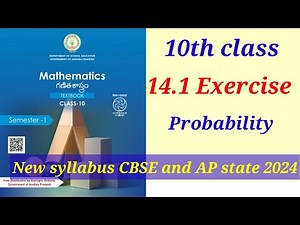 class 10 maths chapter 14 probability 2024 || Ap 10th class maths 14.1 exercise ||