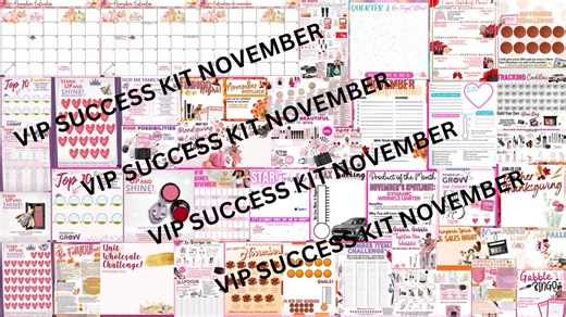 November Success Kit for Mary Kay Directors & Consultants - 40  Templates! - Etsy