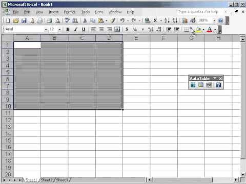 How to create table from Excel in AutoCAD