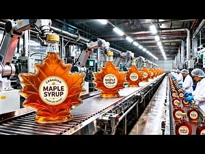 Inside a Modern Maple Syrup Factory: From Raw Tree Sap to Sweet Breakfast Topping (Full Process)