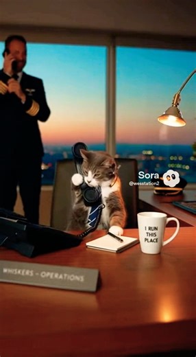 "You're Fired! 😼" CEO Cat Negotiating A Massive Deal With My Human Over The Phone!