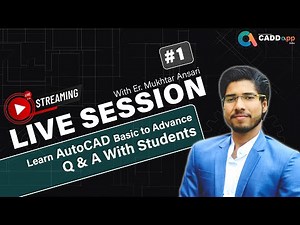 AutoCAD #1 | Basic for Beginners | Q & A Session | Learn AutoCAD Basic for Beginners 🤩