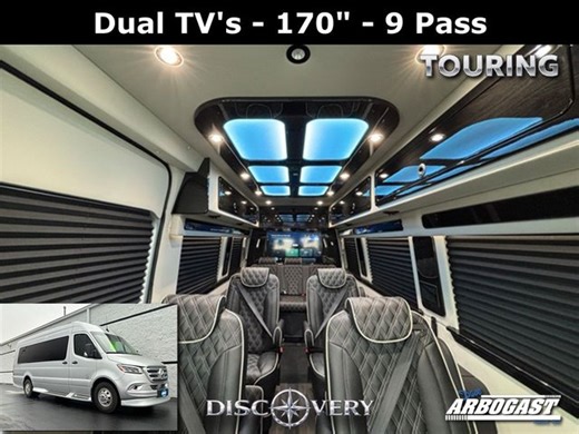 New 2026 Mercedes-Benz Luxury Sprinter Discovery Touring RWD Hi-Top 9-Passenger