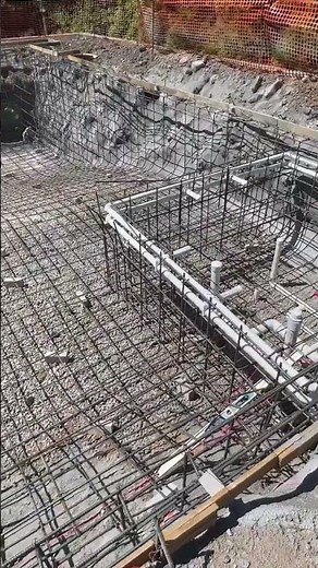 Gunite Pool: rebar and rough plumbing (underway)