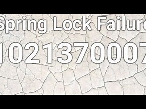 Spring lock failure [roblox]