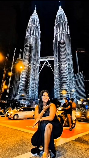 Petronas twin towers night views🌃 #petronastwintowers #KLCC #nightview #napadaanvlogs | Napadaan Vlogs