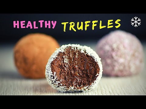 Healthy Chocolate Truffles (2 ways!)