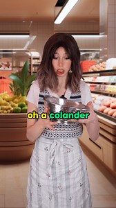 713K views · 7.4K reactions | ‍ Kitchen utensils in English. Colander or strainer? 樂 A colander is usually a larger, bowl-shaped utensil with big holes at the bottom, while a strainer is bowl-shaped but with a fine mesh in it normally used for flour or tea. #english #learnenglish | carokowanzenglish | Facebook