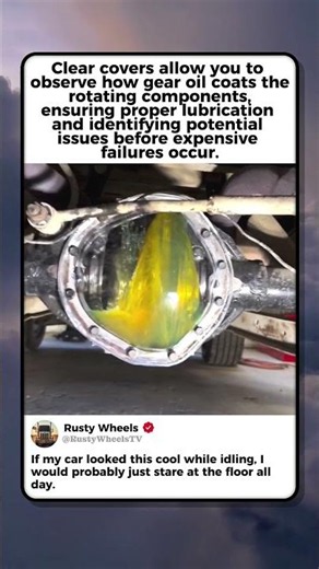REAR AXLE GEARS SPINNING