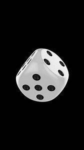 Animation Rotating White Dice Isolated On Stock Footage Video (100% Royalty-free) 3456115569 | Shutterstock