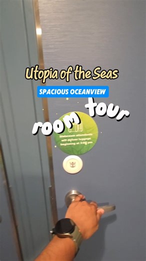 Nancy Jeeuth on Instagram: "would you stay in a room like this? @royalcaribbean Spacious oceanview cabin on Utopia of the Seas 🛳 #cruise #roomtour #royalcaribbean #utopiaoftheseas #cruiseship #cruisetravel"