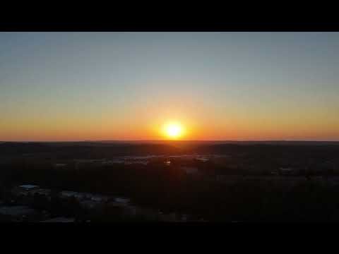 Setting sun