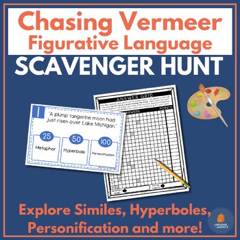 Chasing Vermeer Novel Study Figurative Language Scavenger Hunt