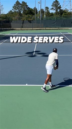 How to hit wide serves consistently