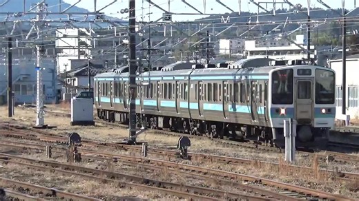 JR東日本 211系 3000番台 長野色 ナノN303編成 元A54編成 3両 普通列車 829M 中津川→松本 車両入替作業