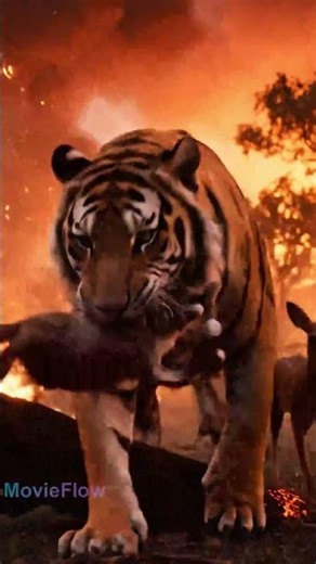 🐅🦁 Tiger & Lion: Jungle Rescue 🌿🔥 #funny #comedy #funnyvideo #funnyshorts