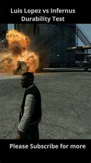 Luis Lopez vs Infernus Durability Test #gta #crazily #trending #gaming #gta4 #crazilyfunny #gameplay