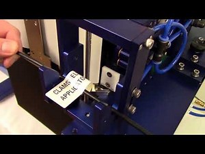 LM3605 Table-Top Print & Apply Label Applicator w/ Clamshell Flag Module