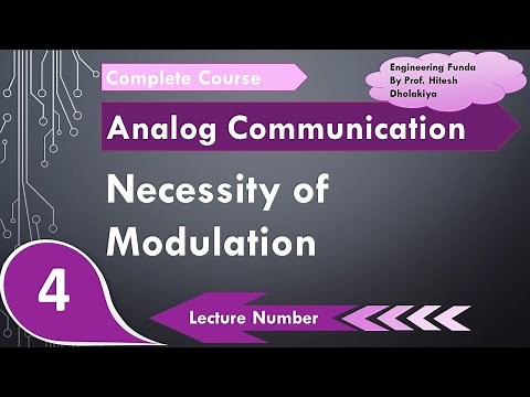 Necessity of Modulation or Needs of Modulation in Analog Communication by Engineering Funda