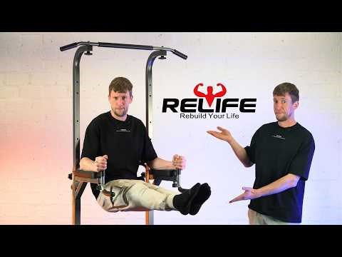 RELIFE Power Tower Review | Pull-Up & Dip Station for Home Gym