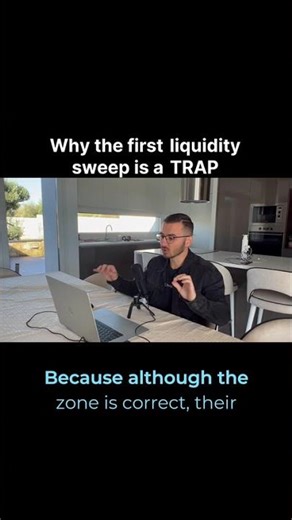 Why the first liquidity sweep is a TRAP (and how to profit)