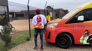 Working on a Custom Flame Design Van