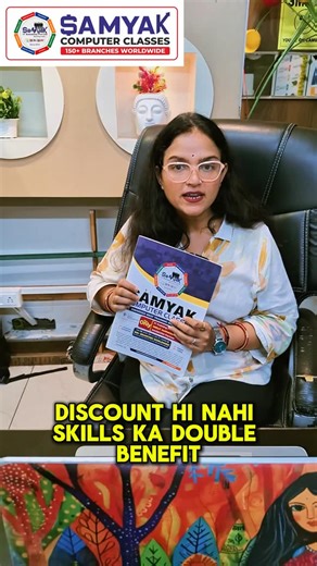 Samyak Computer Classes on Instagram: "Learn Digital Marketing + Graphic Designing Together in Kota! 🚀 Double the skills, double the career power! Join Samyak Computer Classes, Kota and master the perfect combo of creativity + strategy — where design meets digital success. 🌟 📚 100% Job-Oriented Training 🎓 Industry-Certified Courses 💼 Placement Assistance Included 📞 Call: 9105106105 🌐 Visit: www.samyakinfotech.com￼ #DigitalMarketing #GraphicDesign #SamyakComputerClasses #LearnWithSamyak #S