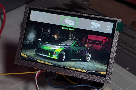 Gamer Creates Need for Speed-Inspired Menu for His Nissan 350Z