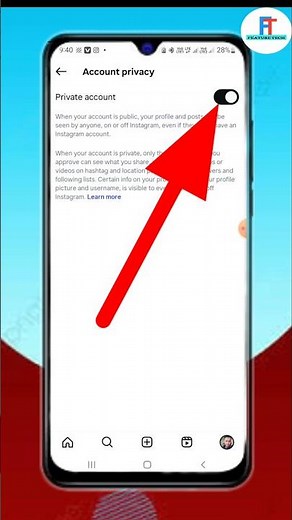 #instagram private account ko public me kaise kaise #shorts