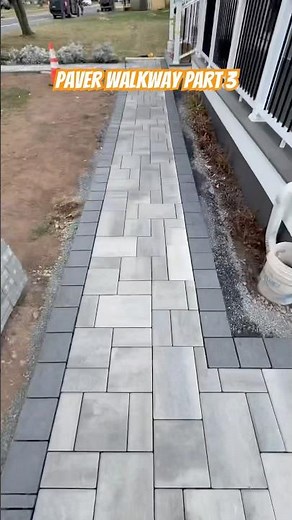 Paver Walkway Install #diy #construction #pavers #walkway #install #stepbystep #howto #bluecollar