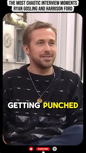 The Most Chaotic Interview Moments, Ryan Gosling and Harrison Ford #Shorts